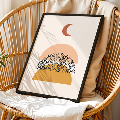 Terrazzo Boho Abstract Print