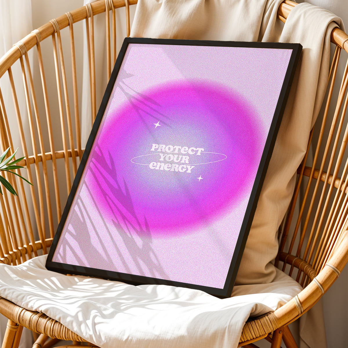 Protect Your Energy Aesthetic Poster