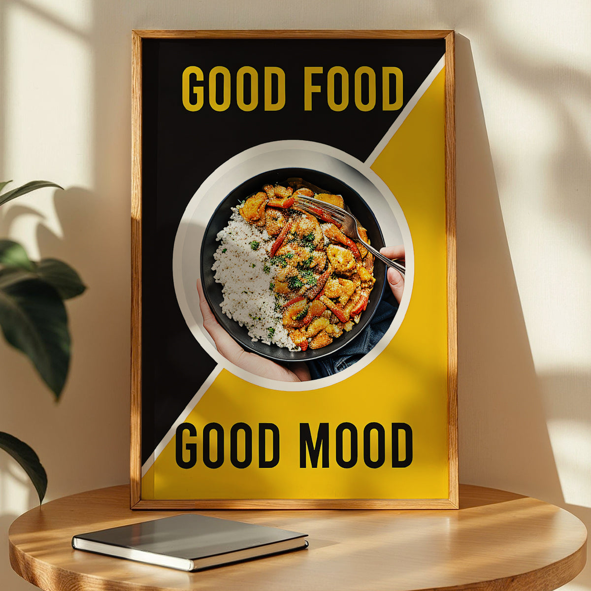 Good Food Good Mood Frame
