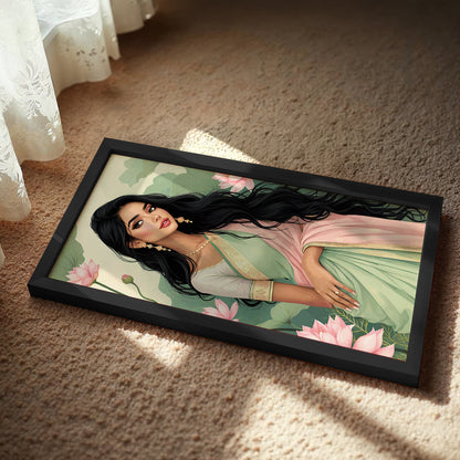 Lotus Beauty Portrait Frame