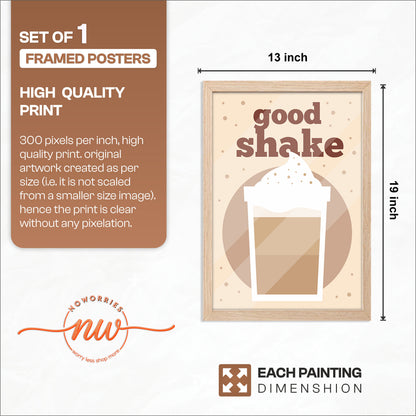 Creamy Shake Wall Frame