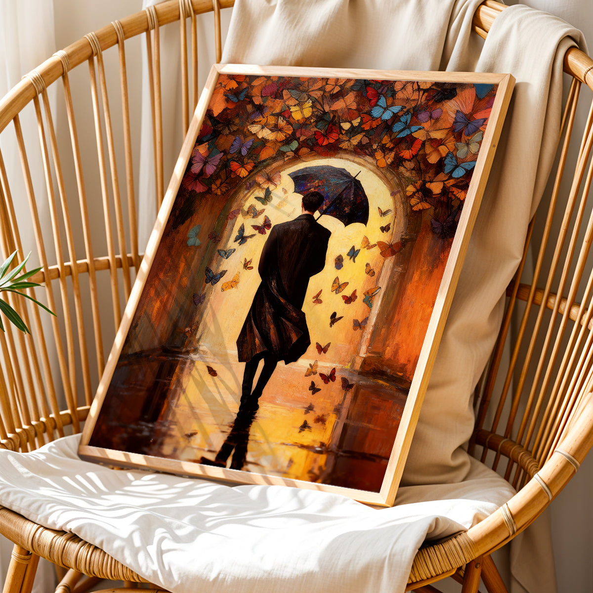 Butterfly Passage Wall Print