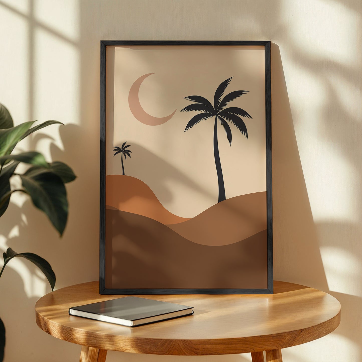 Bohemian Desert Palm Landscape Wall Art