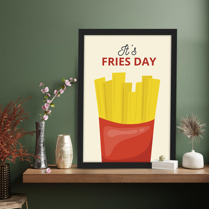 Fries Day Wall Frame
