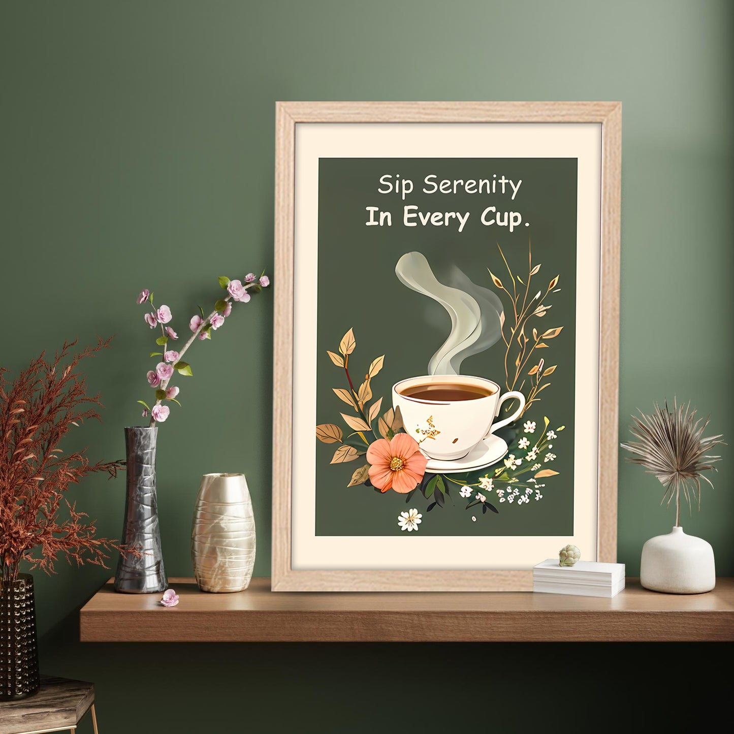 Calm Brew Wall Frame
