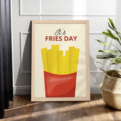 Fries Day Wall Frame