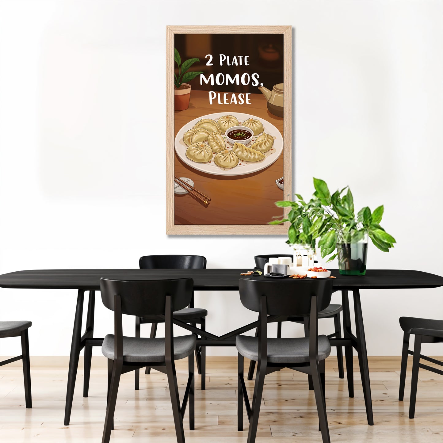 2 Plate Momos Quote Wall Frame Set of 1