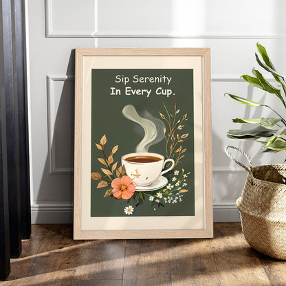 Calm Brew Wall Frame