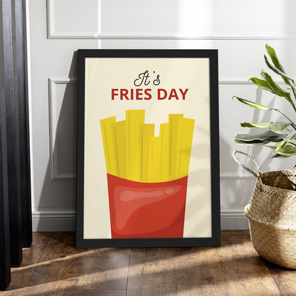 Fries Day Wall Frame