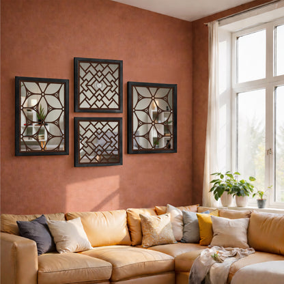 Luxury Mirror Wall Set of 4