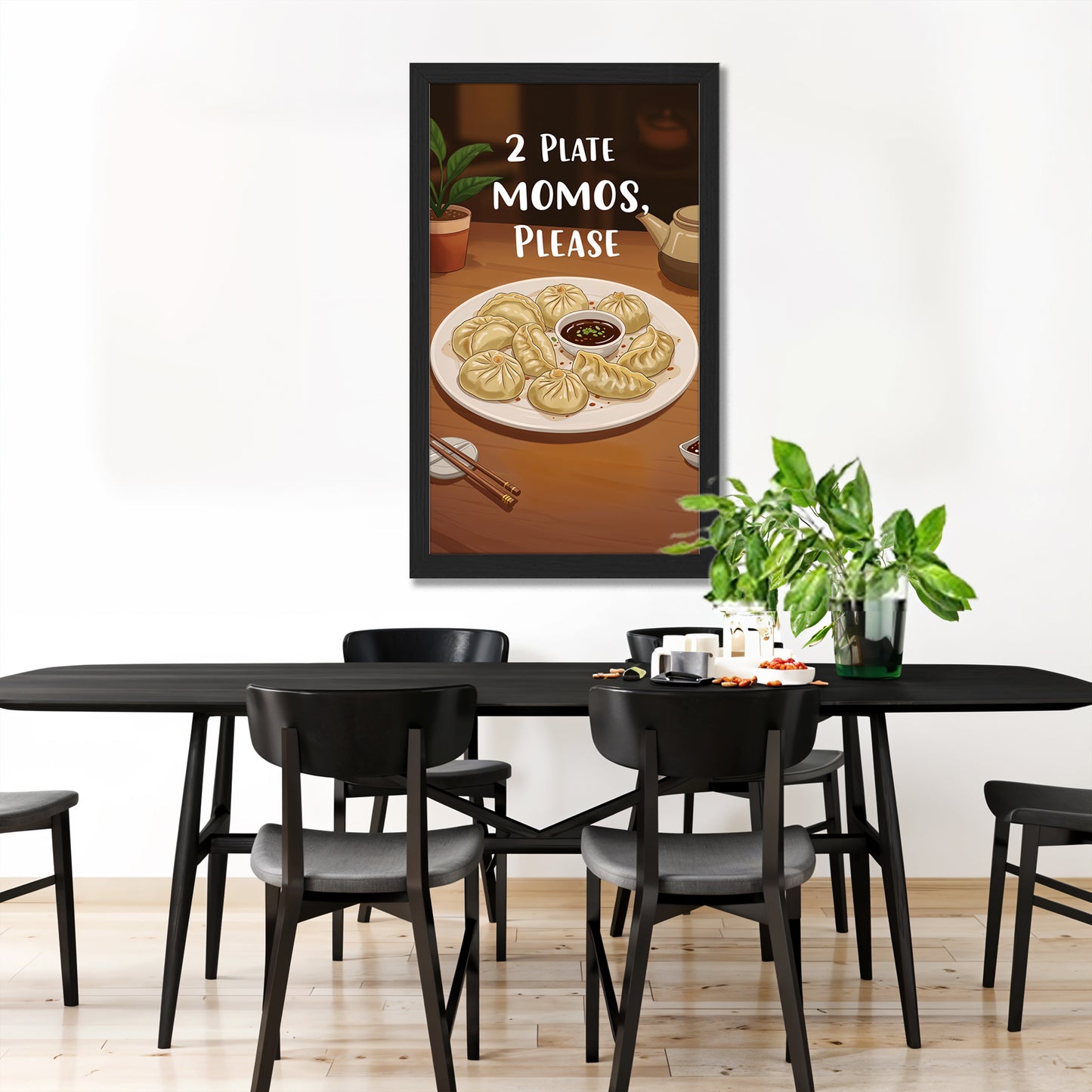 2 Plate Momos Quote Wall Frame Set of 1