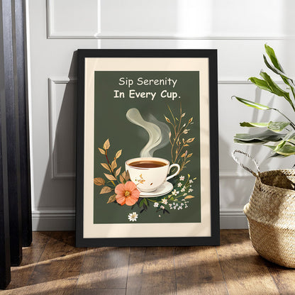 Calm Brew Wall Frame