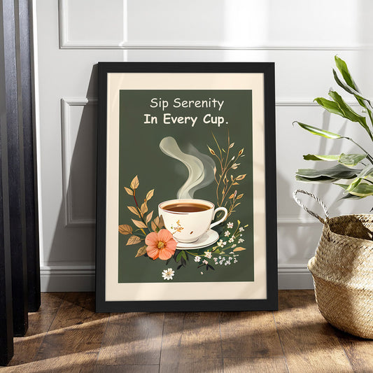 Calm Brew Wall Frame