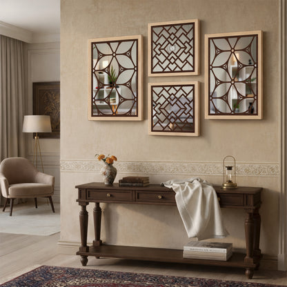 Luxury Mirror Wall Set of 4