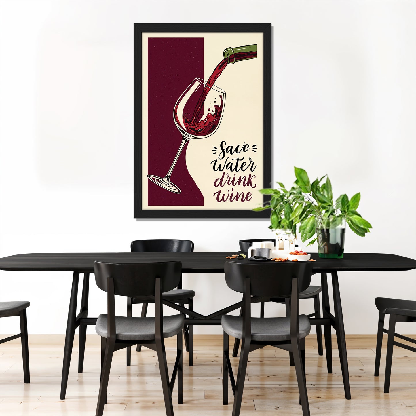 Wine Lover Wall Art Frame Set of 1