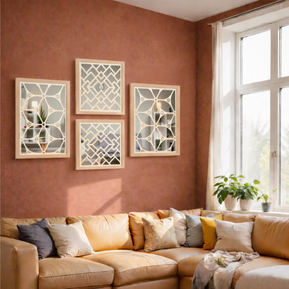 Luxury Mirror Wall Set of 4