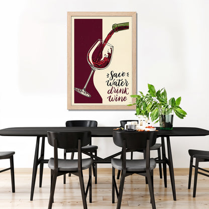 Wine Lover Wall Art Frame Set of 1