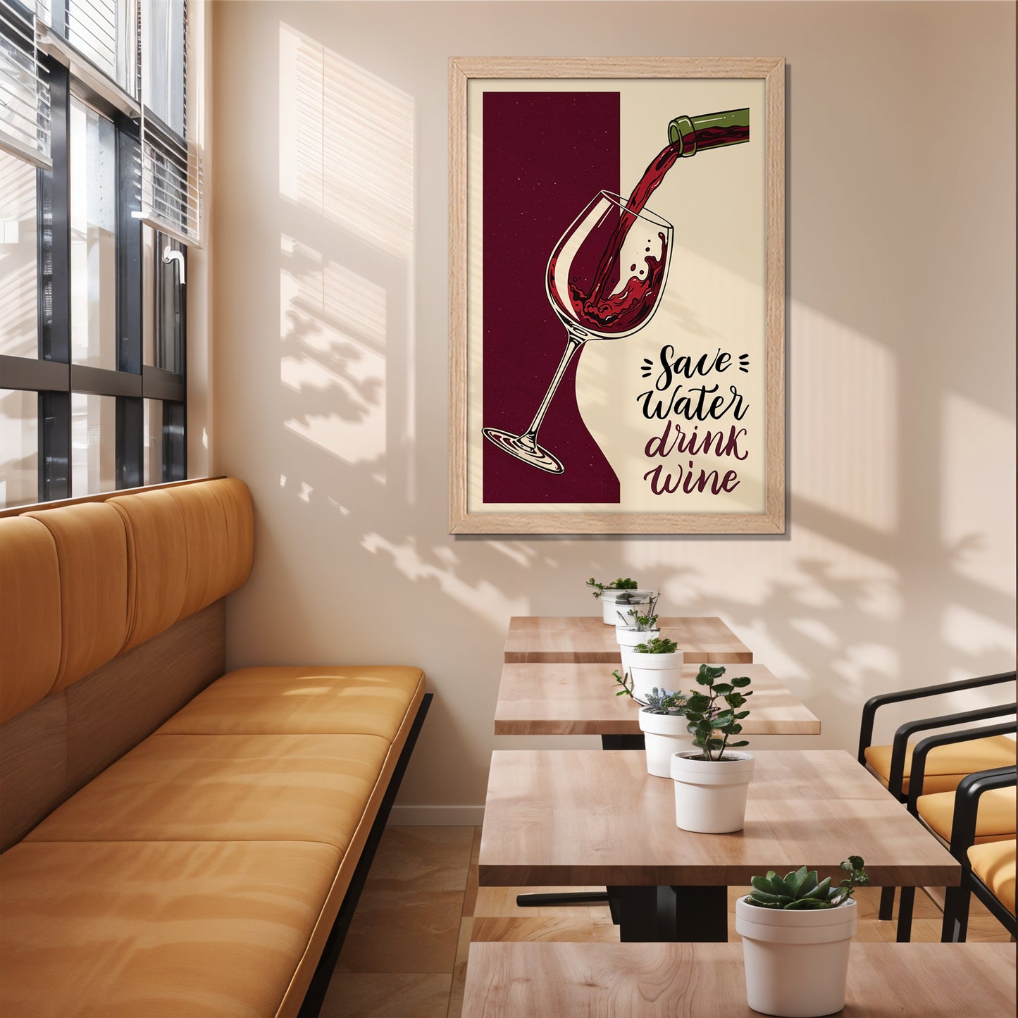 Wine Time Wall Frame