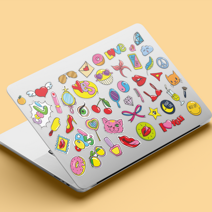 Fun Retro Pop Art Sticker Pack