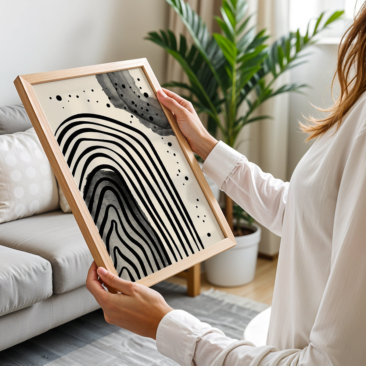 Wave Abstract Wall Frame