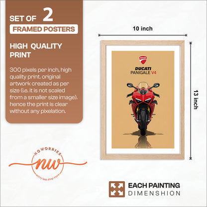 Twin Bike Icons Set of 2