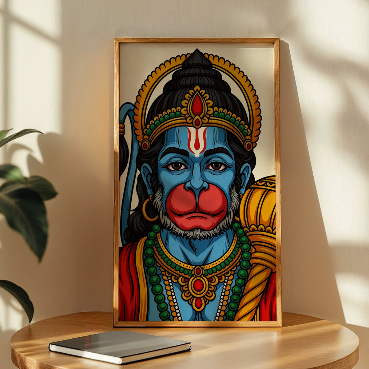 Divine Hanuman Portrait Frame