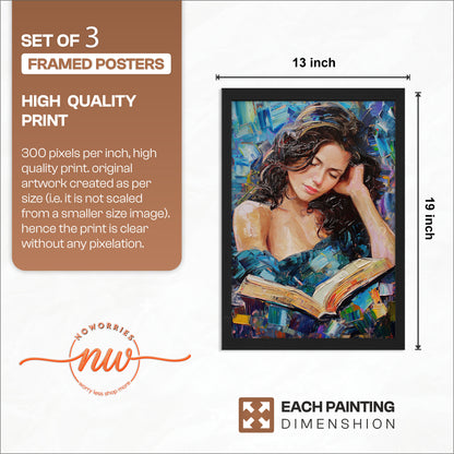 Vibrant Expressionist Wall Art Set of 3