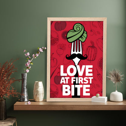 Love at First Bite Wall Frame