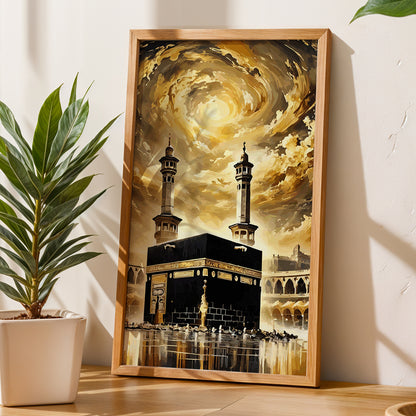 Kaaba Sacred Wall Frame