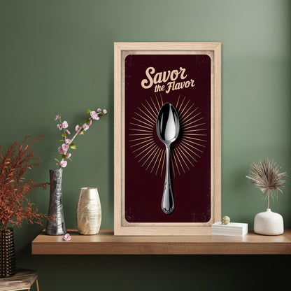 Spoon of Flavour Wall Frame