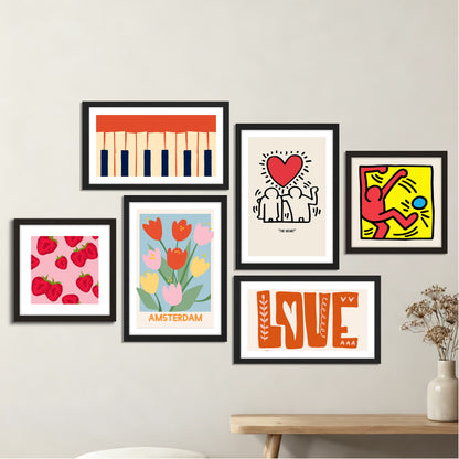 Minimalist Gallery Wall Set of 6