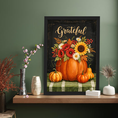 Grateful Harvest Wall Frame