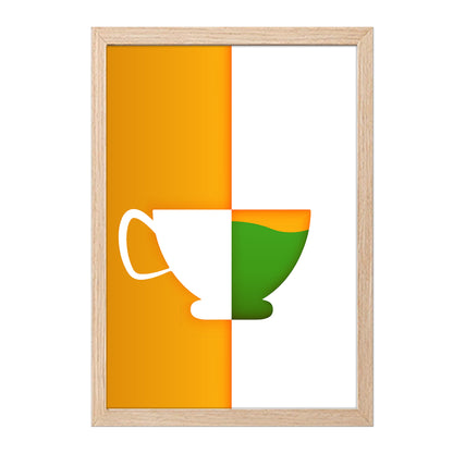 Tricolor Cup Wall Frame