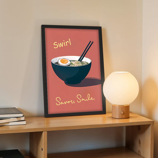 Ramen Poster Wall Frame