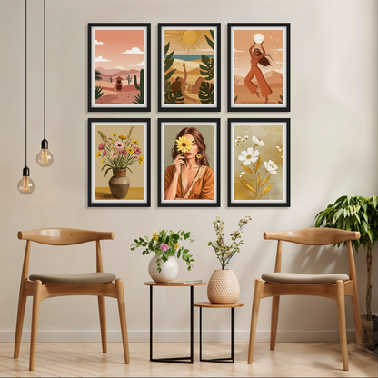 Bohemian Desert Art Gallery Wall Set