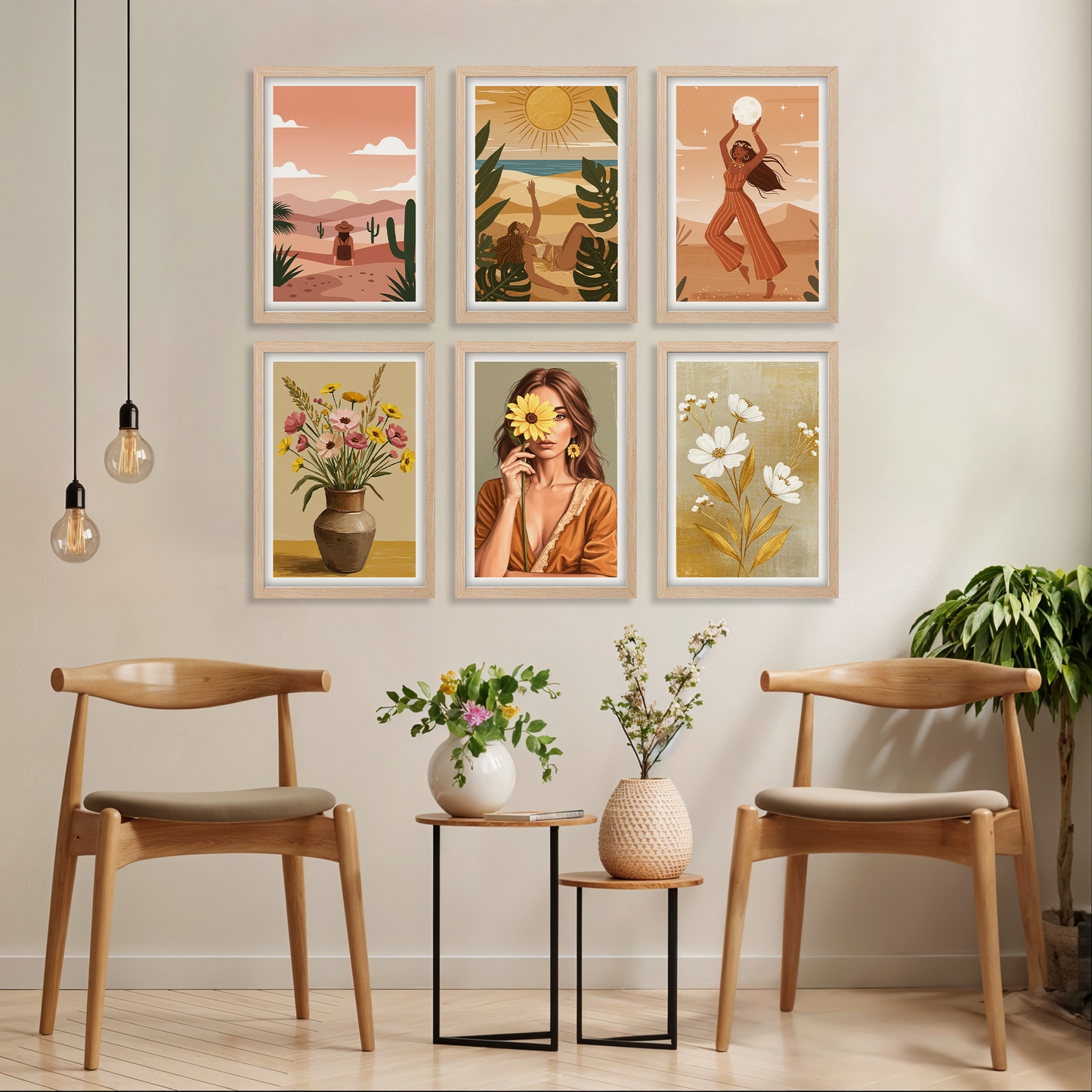 Bohemian Desert Art Gallery Wall Set