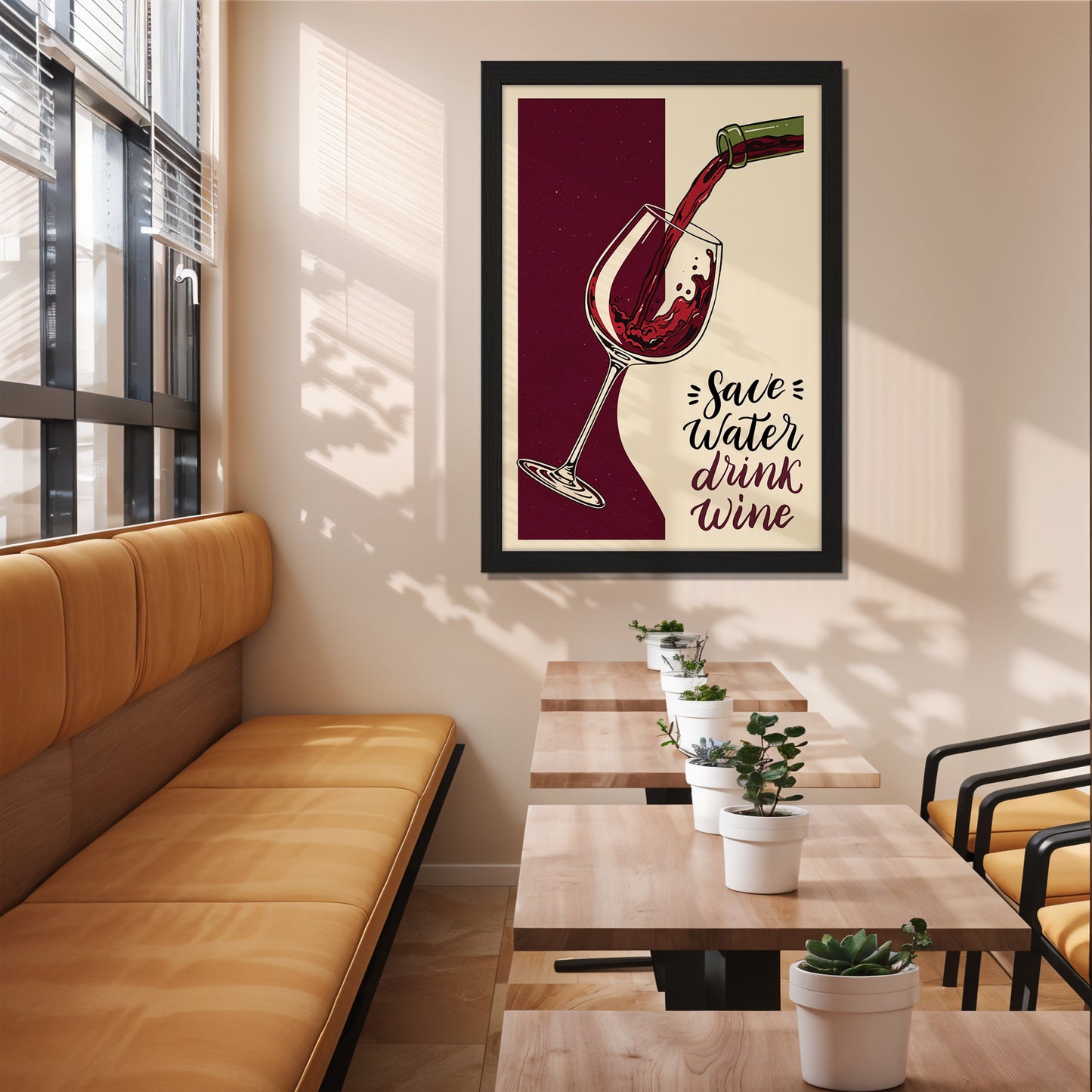 Wine Time Wall Frame