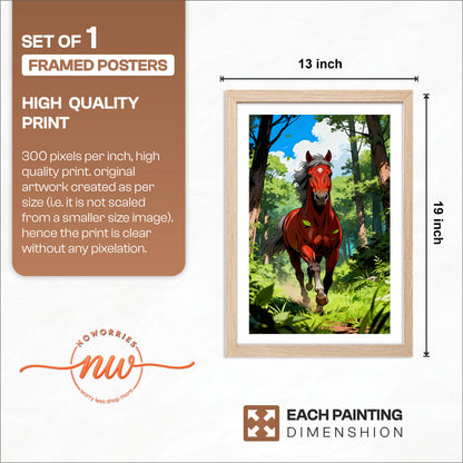 Wild Spirit Horse Wall Frame