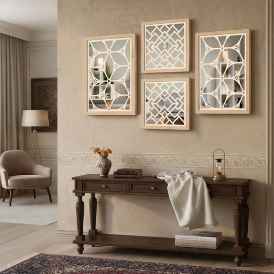 Luxury Mirror Wall Set of 4