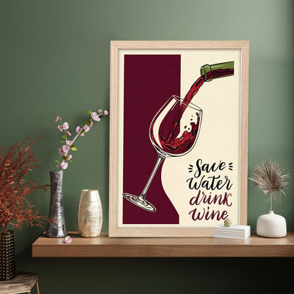 Wine Lover Wall Art Frame Set of 1