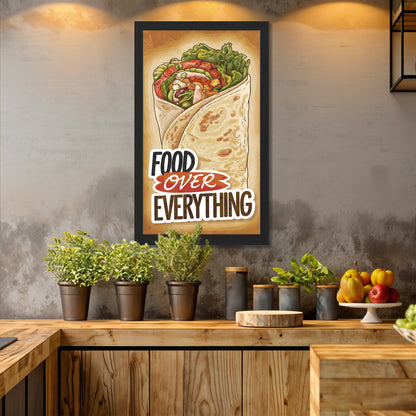 Food Wrap Wall Decor