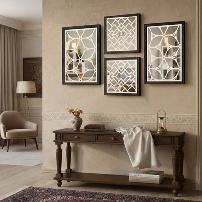 Luxury Mirror Wall Set of 4