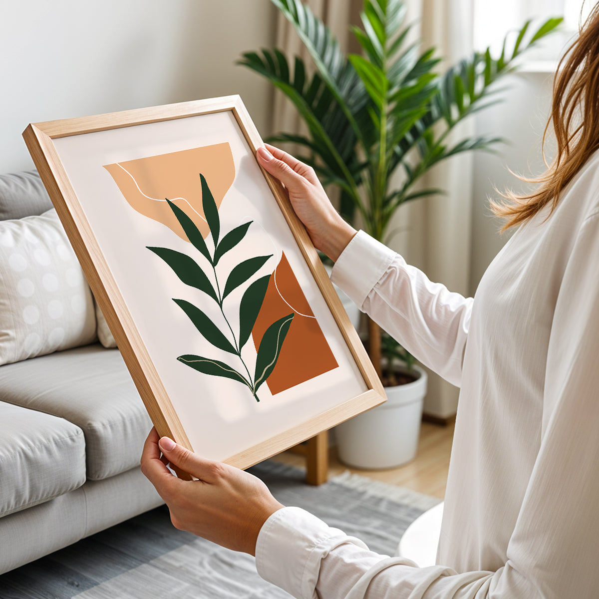 Contemporary Plant Wall Decor