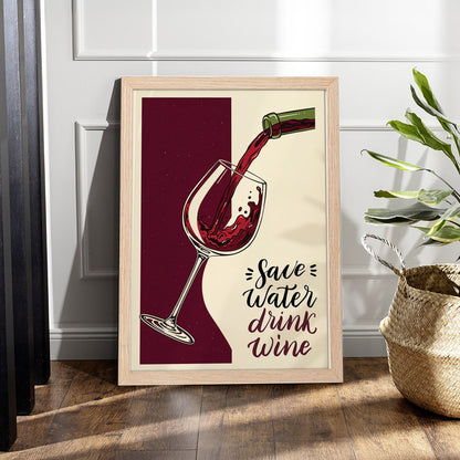 Wine Lover Wall Art Frame Set of 1
