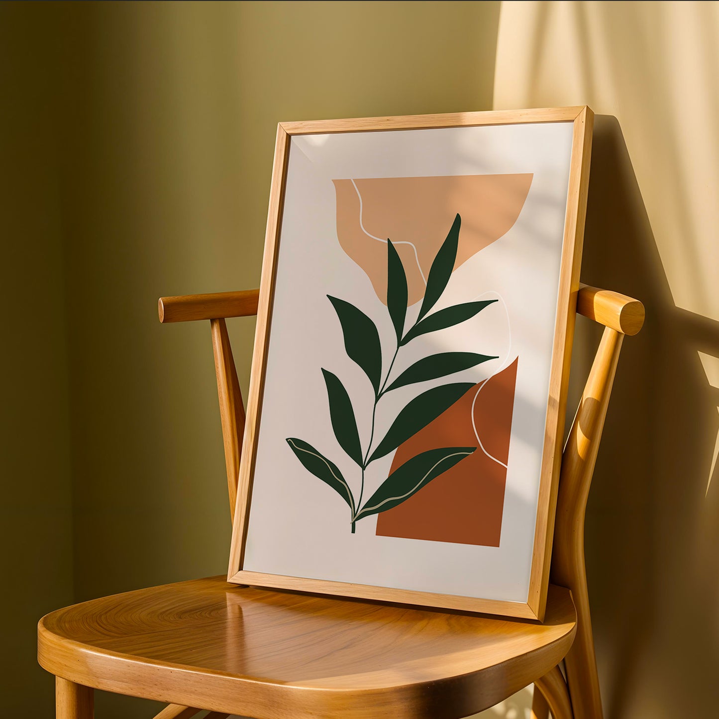 Contemporary Plant Wall Decor