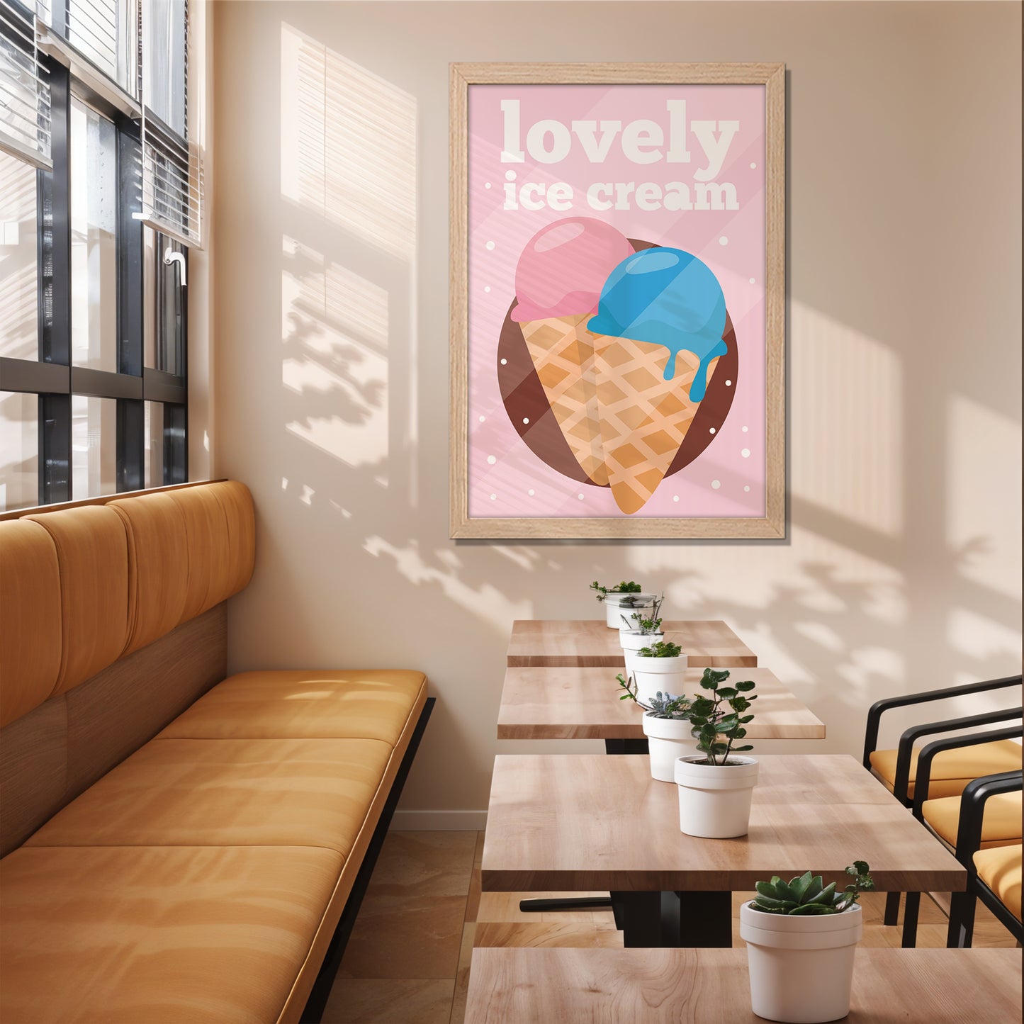 Ice Cream Bliss Wall Frame