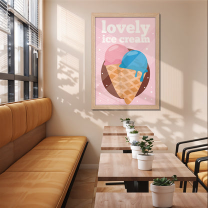 Ice Cream Bliss Wall Frame