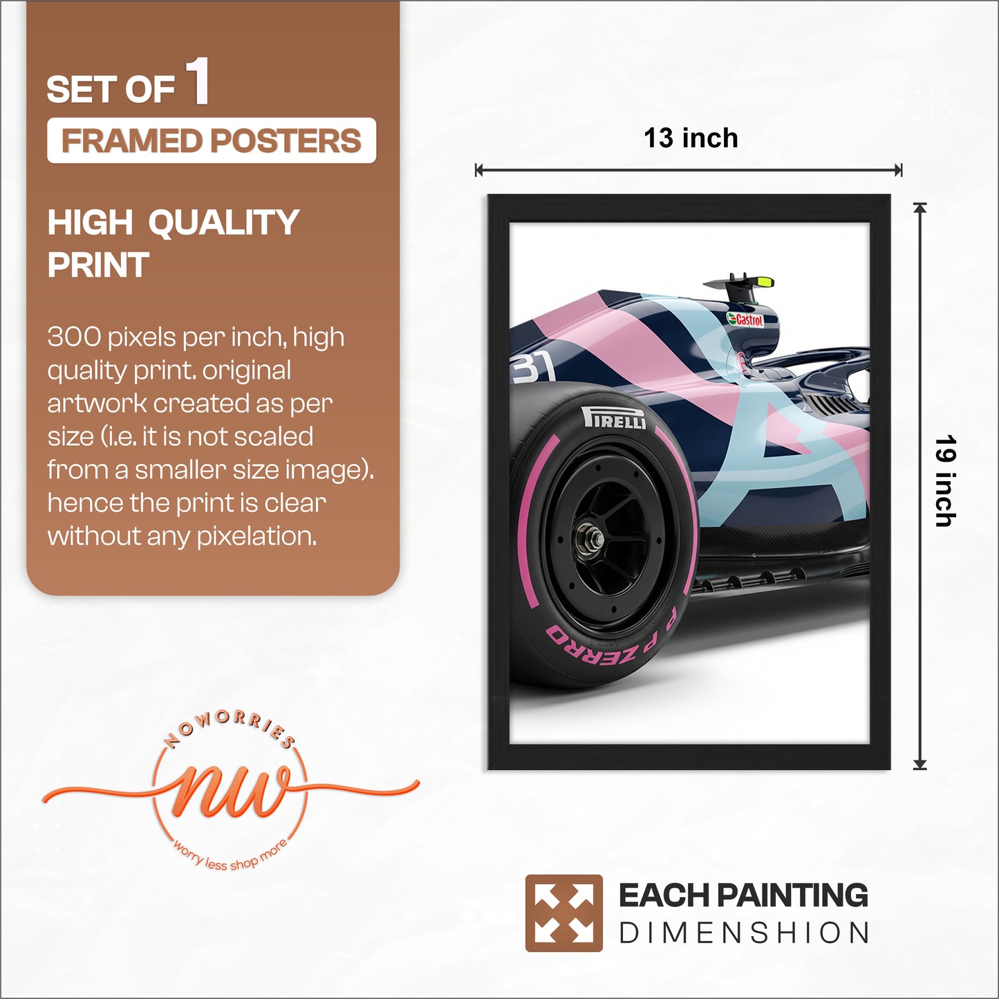 Alpine Formula One Wall Art