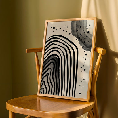Wave Abstract Wall Frame