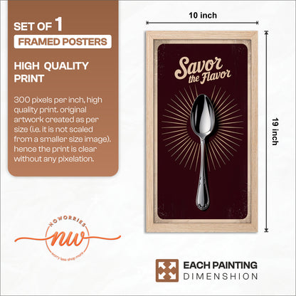 Spoon of Flavour Wall Frame
